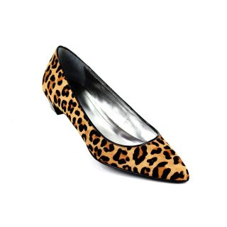Calvin Klein Pepin Pointy Toe Pumps Pony Hair Leopard Women’s shoes 