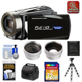 Bell & Howell DNV16HDZ Digital Video Camera Camcorder Kit w/ Night 