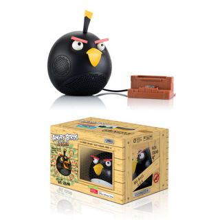   Angry Birds Black Bird Speaker with Dock iPhone 4S iPod Touch 4