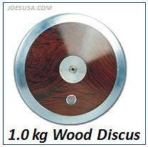 Official Size Top Grain 1.0KG Wood Discus  TheDiscusStore