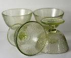 C1920s L E SMITH DEPRESSION GLASS BY CRACKY PATTERN 4 CANARY YELLOW 