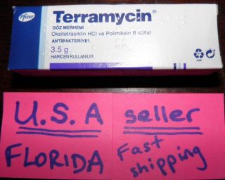 USA seller *1 pack* Pfizer TERRAMYCIN exp. 12/13 3.5g