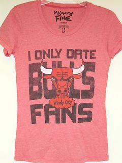 NBA Red Chicago Bulls ( I Only Date Bulls Fans ) T Shirt
