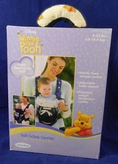 DISNEY WINNIE THE POOH SOFT INFANT CARRIER BABY BACKPACK BY INFANTINO 