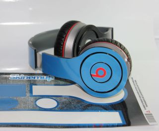   Blue Protective Vinyl Sticker Skins for Beats by Dr Dre SOLO / SOLO HD