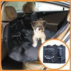 New Hammock Pet Dog Cat Car Seat Cover Black w/ Pockets