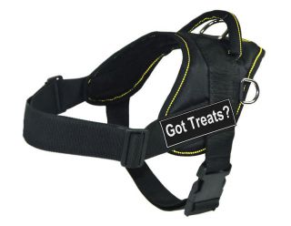 Dog Harness With Removable Fun Velcro Patches