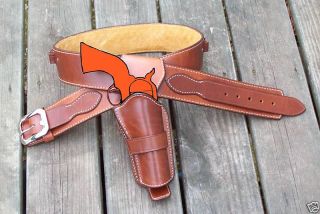 Reddog Leather Cowboy Fast Draw Western Holster & Belt, CFDA Basic
