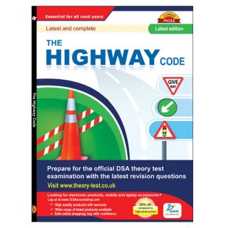   Highway code book traffic signs valid for 2012 DSA driving theory test