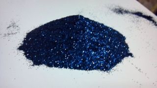   Flake BRILLIANT BLUE auto paint or gel coat rat rod boat car paint