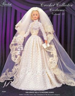 Paradise Vol 30 , 1956 Grace Kellys Wedding Gown crochet patterns