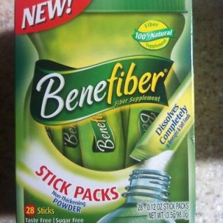   Benefiber Stick Packs Non Thickening Powder Taste/ Sugar Free ORIGINAL
