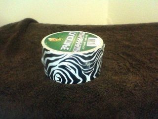 TWO ROLLS of Zebra Print Duct Tape, 1.88inx10yds. each
