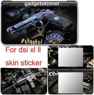   Raccoon City Police Dept/gun image to fit the Nintendo Dsi XL console