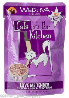   Love Me Tender Chicken and Duck 3 Ounce Cat Food Pouches (8 Pouches