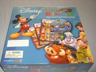 Disney DVD Bingo Game in Spanish   BNIB