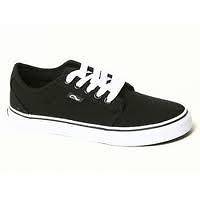 ADIO SYDNEY SKATE SHOES BLACK & WHITE