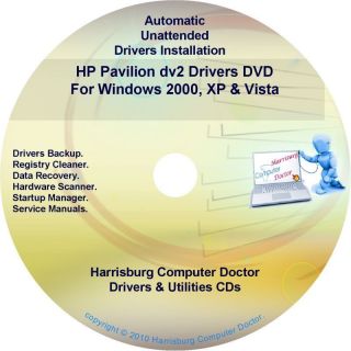 HP Pavilion dv2000 Driver Recovery Disc CD/DVD