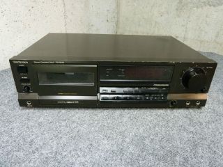    WORKING TECHNICS RS B555 SINGLE RECORD AND PLAYBACK CASSETTE DECK