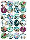 24 x Octonauts Edible Wafer Paper Cup Cake Bun Top Toppers fast post