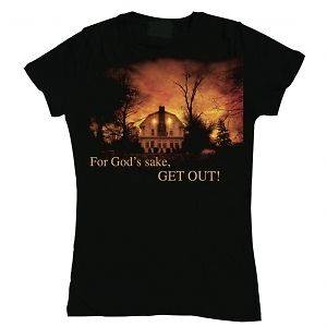 Amityville Horror   DVD Cover Female T Shirt