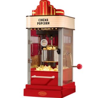 Mini Kettle Popcorn Popper Machine, HKP 200 Home Mini Pop Corn Kettle 