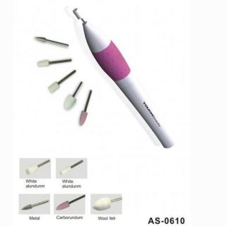   Nail art Portable Manicure Pedicure pen shape 5 in 1 TOOLS KIT beauty