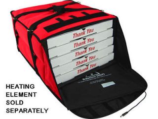 OvenHot Red Fabric Deluxe Pizza Bags Holds Heating Element & 3 4 16 