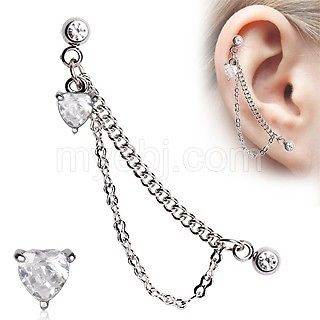 cartilage chain earrings in Earrings