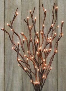 19 Lighted Willow Twig BRANCH    Electric   60 lights