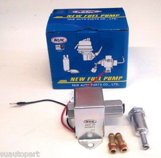 ELECTRIC FUEL PUMP UNIVERSAL 12vol 15 20GPH BRAND NEW WITH FITTINGS 