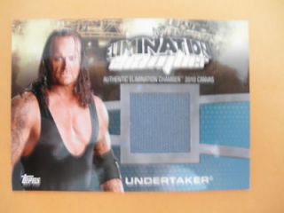   WWE   The Undertaker   2010 Elimination Chamber Canvas EC 15 card