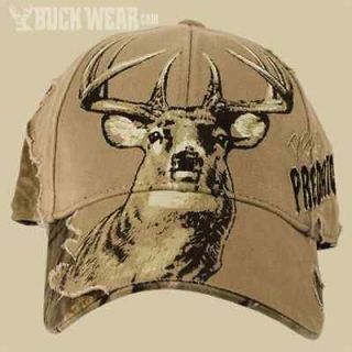 Buck Wear Deer Predator Deer Hunting Tan Distressed Hat Bow Hunting 
