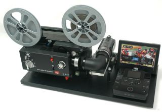 Elmo Movie Projector Telecine Video Transfer Unit, Dual 8 Built In 