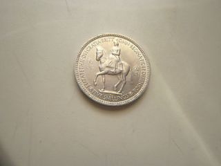 1953 FIVE SHILLING ELIZABETH II COINS