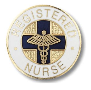 Nurses RN Registered Nurse Emblem Pin ~ 3 Styles~