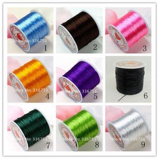 5mm Mixed Color Elastic Cord Wire Thread String DIY Jewelry Finding 