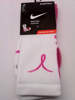 Nike Elite Breast Cancer Awareness Limited Sock Size Medium 6 8 Men, 6 