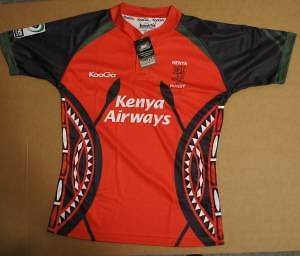 Kooga Rugby Shirt Jersey KENYA AIRWAYS Small