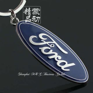 New Ford Logo Car Badge Emblem Chrome KeyRing Key Chain Keyfob best 