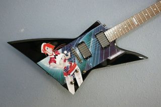 NEW ESP LTD EX Avatar Anime Graphic Series Custom Guitar W/ Hardshell 
