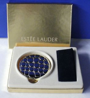 Estee Lauder Golden Alligator Compact Translucent Pressed Powder   MIB