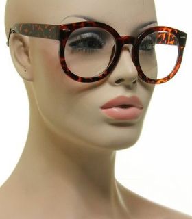   Round Brown Tortoise Eyeglasses Large Mens Or Womens Glasses