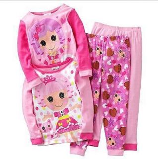   Toddler Girls 2 Pc Pajama Sleepwear Pillow Featherbed Jewel 2T 3T NEW