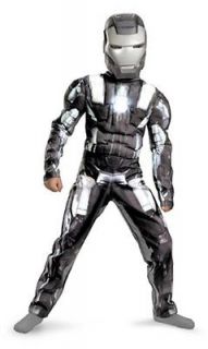 NEW Iron Man 2 War Machine Classic Muscle Costume Child S(4 6)