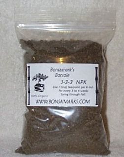 kilo BONSOLE 3 3 3 NPK 100% Organic Bonsai Fertilizer