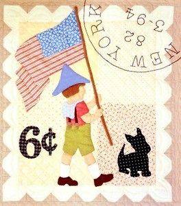 Liberty Boy Stamp Patriotic Quilt Sewing Pattern Fig Tree & Company
