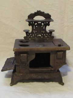 Antique Kenton Brand Salesman Sample Miniature Cast Iron Wood Stove 
