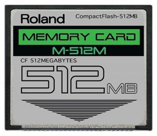 512MB Memory CF Card Roland Juno G MC 808 MV8000 MV8800