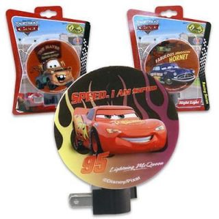 NEW Disney Cars Movie Lightning McQueen Adjustable Night Light NEW 